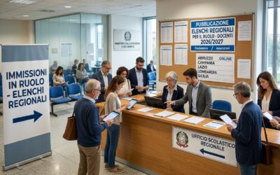 Immissioni in ruolo 2026: gli USR pubblicano gli elenchi regionali, ecco come funzionano